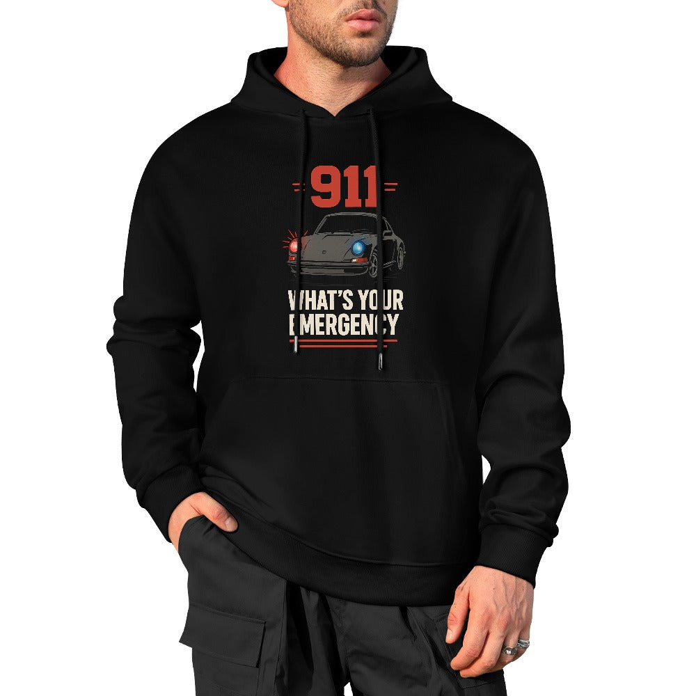 911 What´s Your Emergency - Hoodie 100% Algodão