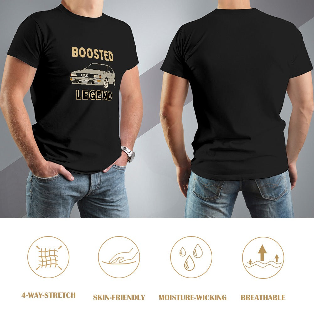 Audi Quattro - T-shirt 100% Algodão