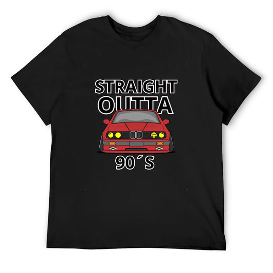 Straight Outta 90´s BMW - T-shirt 100% Algodão