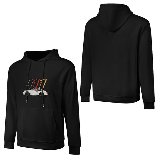 Porsche 911 - Hoodie 100% Algodão Preto