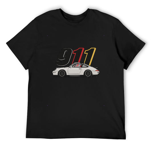 Porsche 911 - T-shirt 100% Algodão