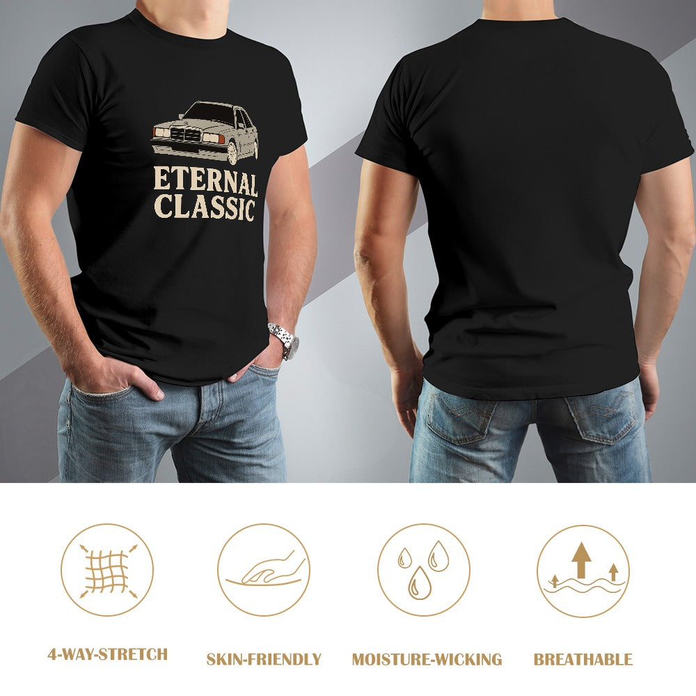 Mercedes 190 - T-shirt 100% Algodão