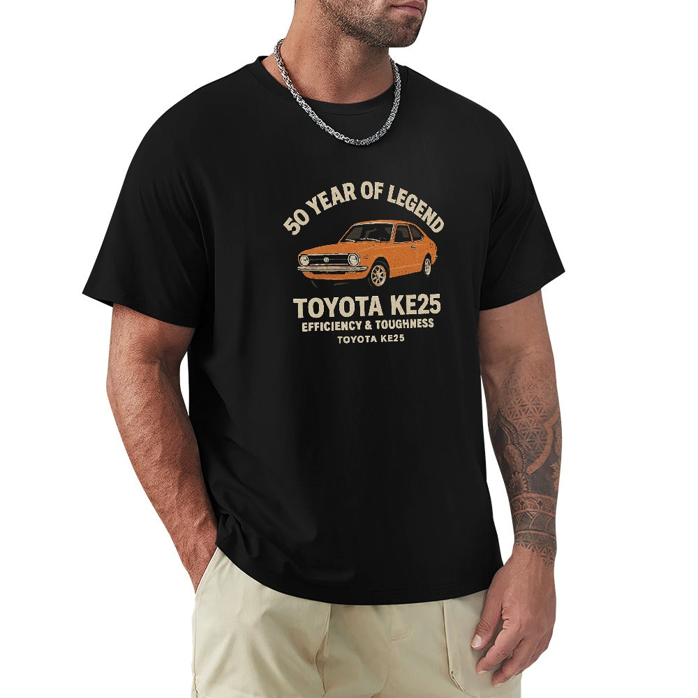 Toyota KE25 - T-Shirt 100% Algodão Laranja