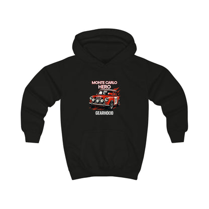 Monte Carlo Hero Kids Hoodie - Cool Car Design, Birthday Gift, Automotive Style, Cozy Sweatshirt, Kids Apparel