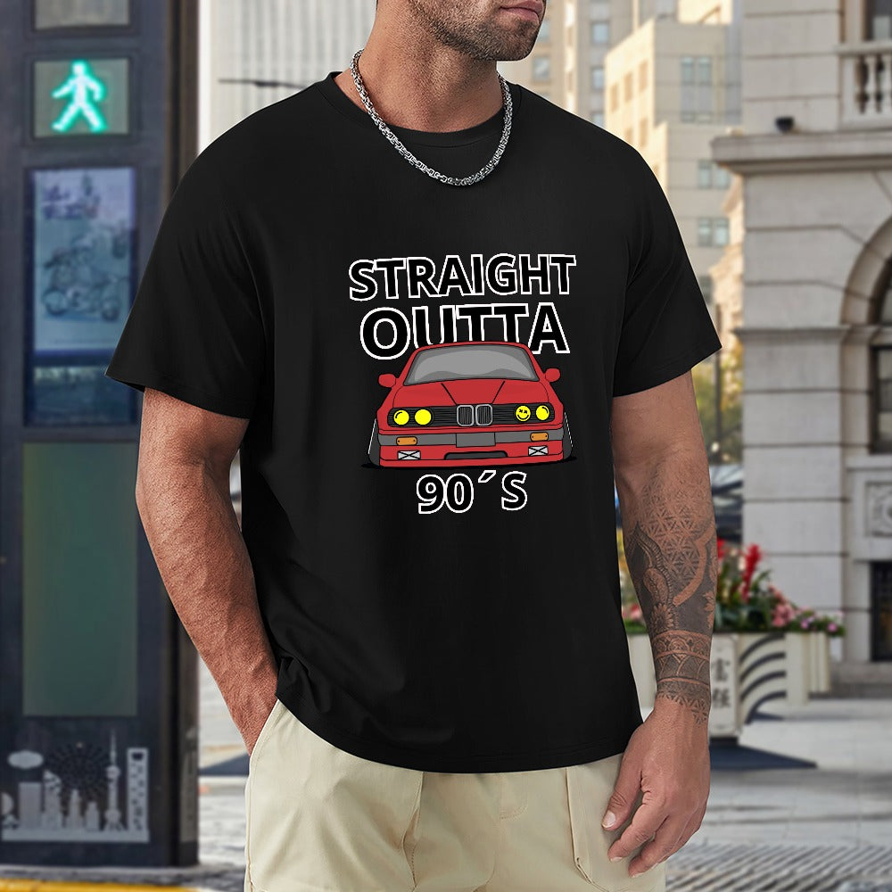 Straight Outta 90´s BMW - T-shirt 100% Algodão