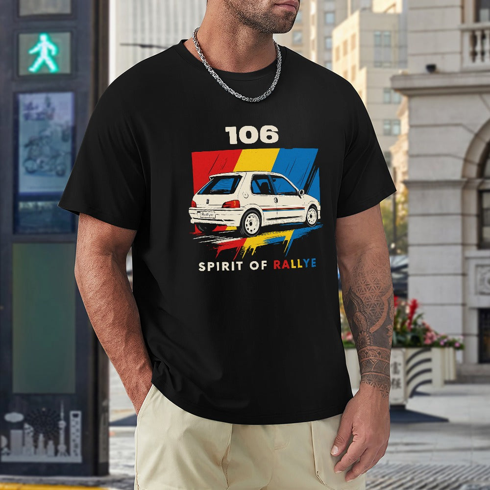 Peugeot 106 Rallye - T-Shirt 100% Algodão