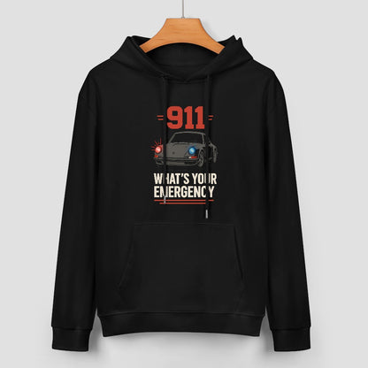 911 What´s Your Emergency - Hoodie 100% Algodão