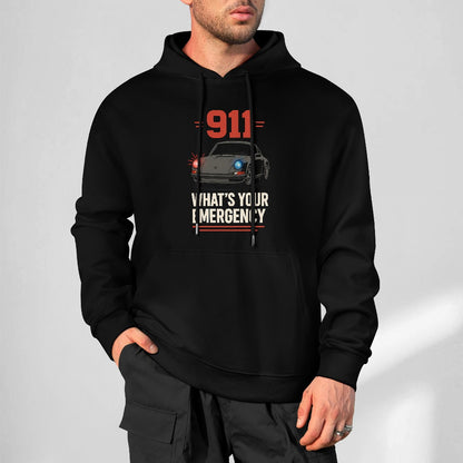 911 What´s Your Emergency - Hoodie 100% Algodão
