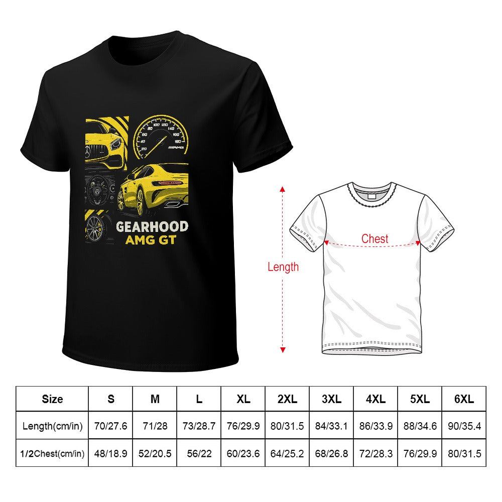 AMG GT - T-Shirt 100% Algodão