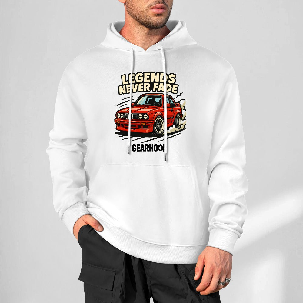 BMW E30 2/12 Coleção Caricatura - Hoddie 100% Algodão