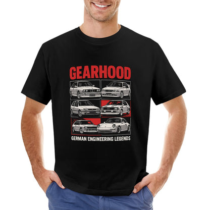 German Engineering Legends - T-Shirt 100% Algodão
