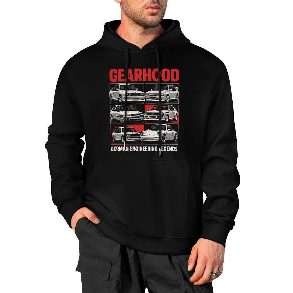 German Enginnering Legends - Hoodie 100% Algodão