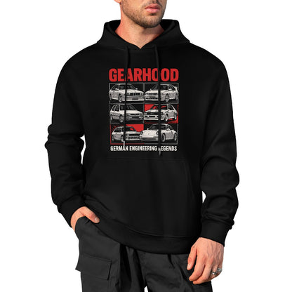 German Enginnering Legends - Hoodie 100% Algodão