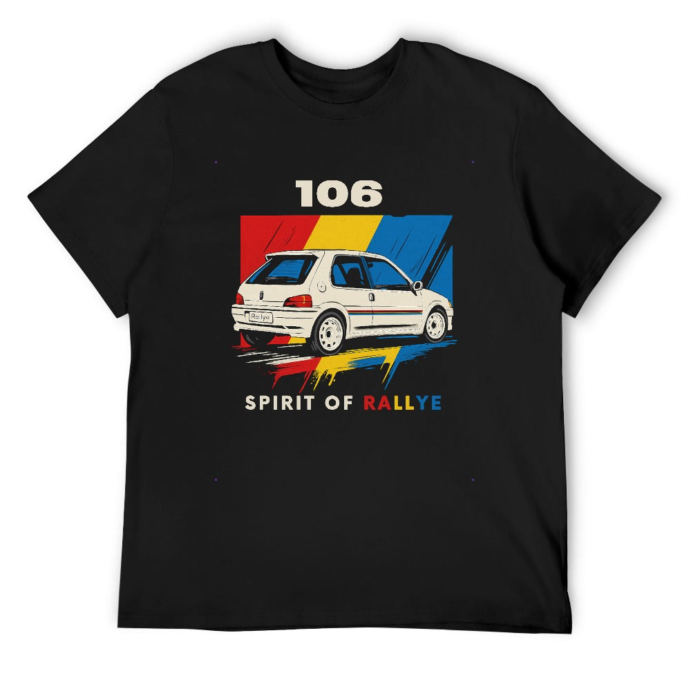 Peugeot 106 Rallye - T-Shirt 100% Algodão