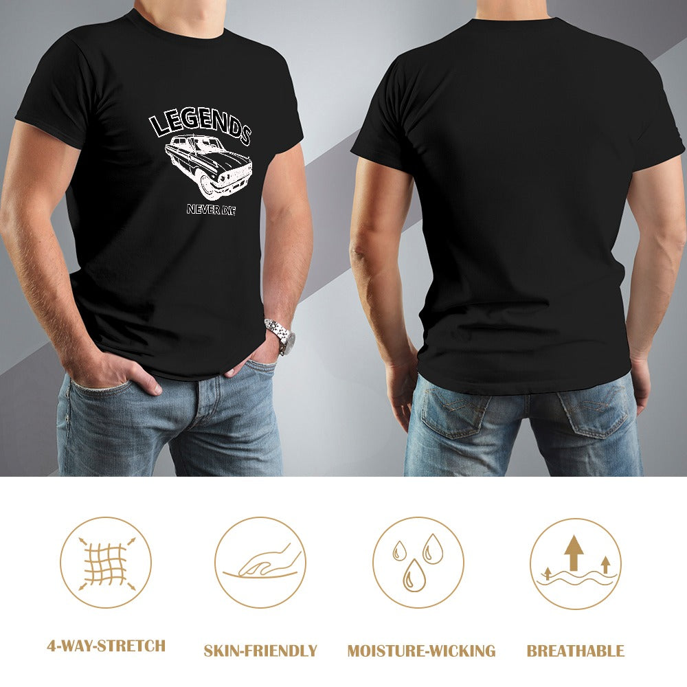 Legends Never Die - T-shirt 100% Algodão