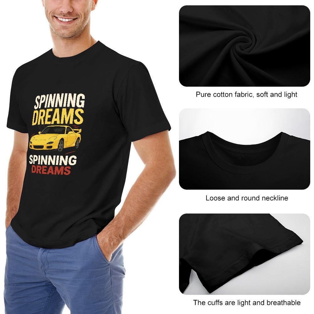 Spinning Dreams - T-shirt 100% Algodão