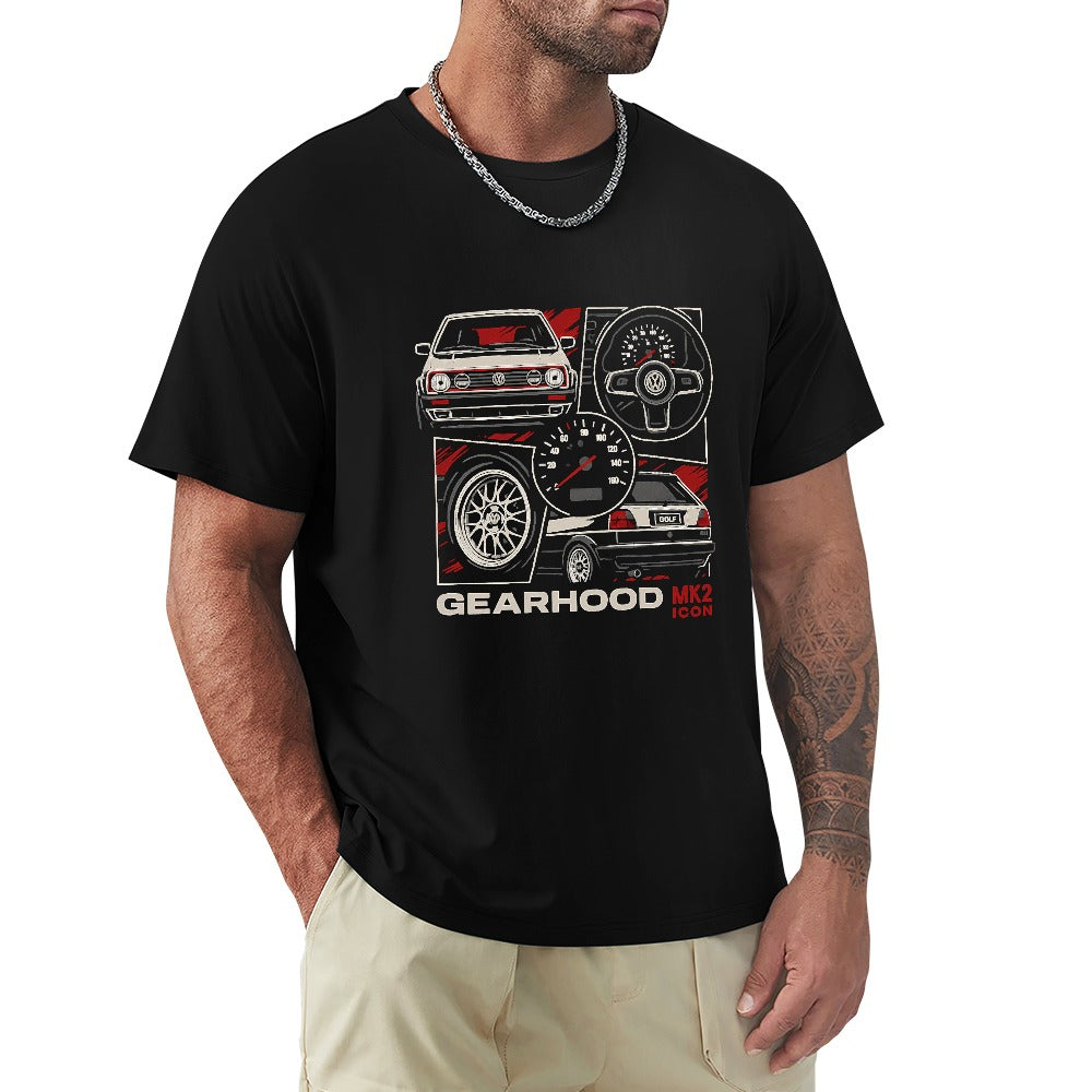 Golf MK2 - T-Shirt 100% Algodão
