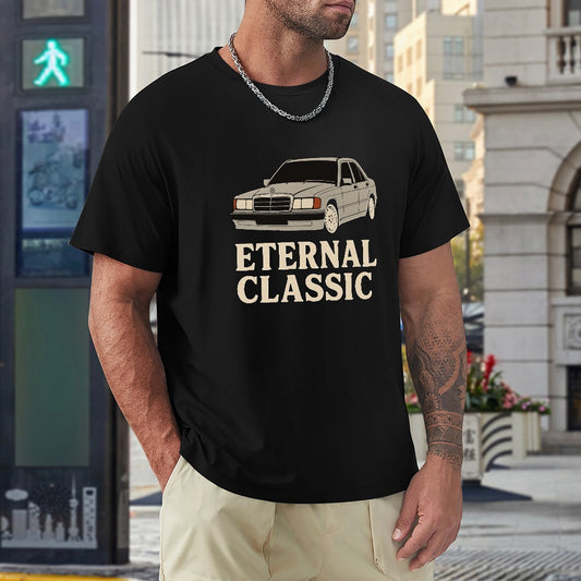 Mercedes 190 - T-shirt 100% Algodão