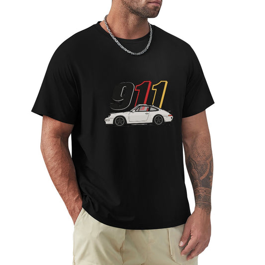 Porsche 911 - T-shirt 100% Algodão