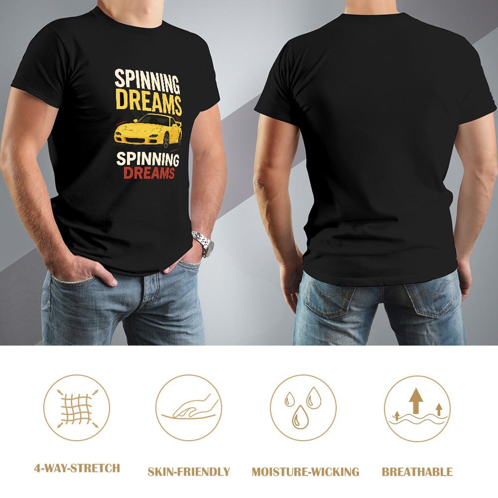 Spinning Dreams - T-shirt 100% Algodão