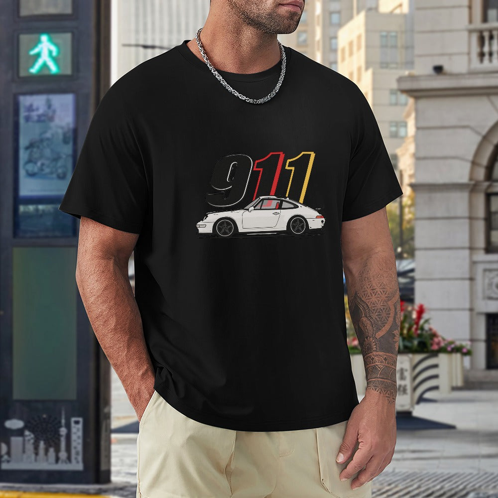 Porsche 911 - T-shirt 100% Algodão