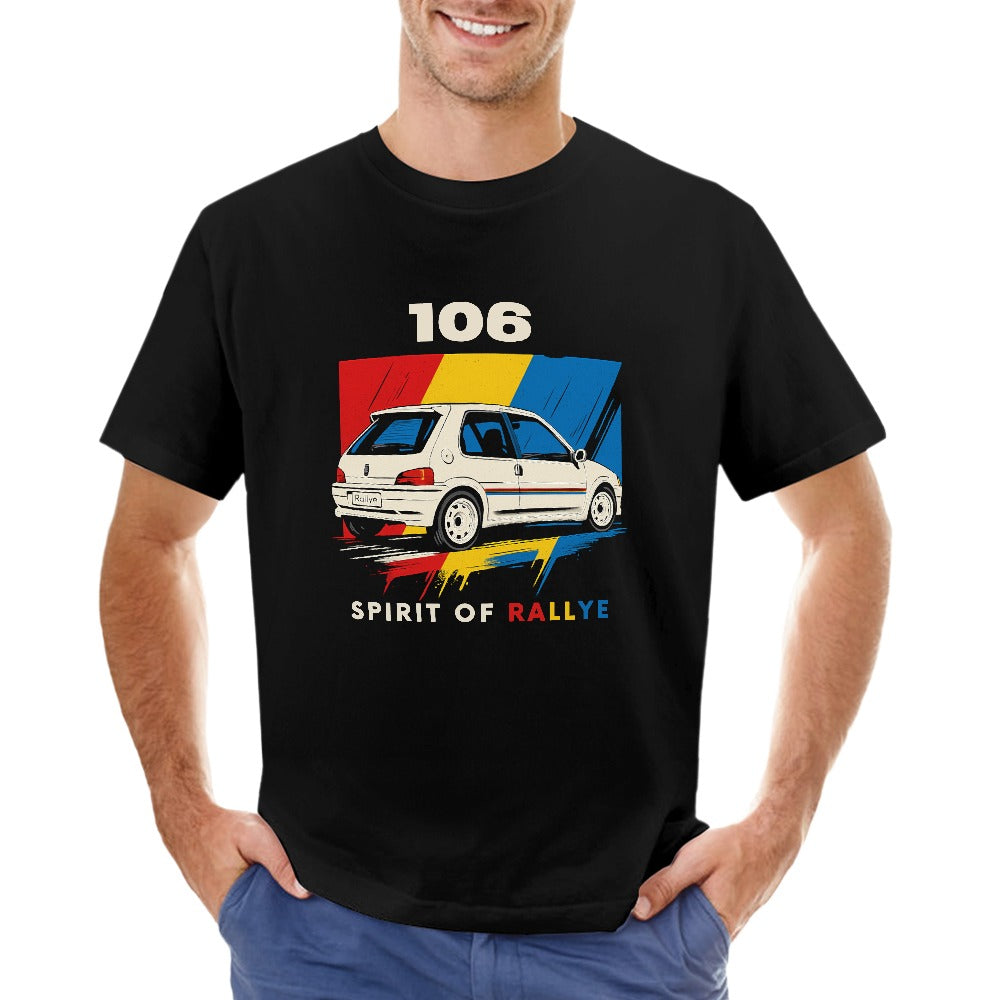 Peugeot 106 Rallye - T-Shirt 100% Algodão