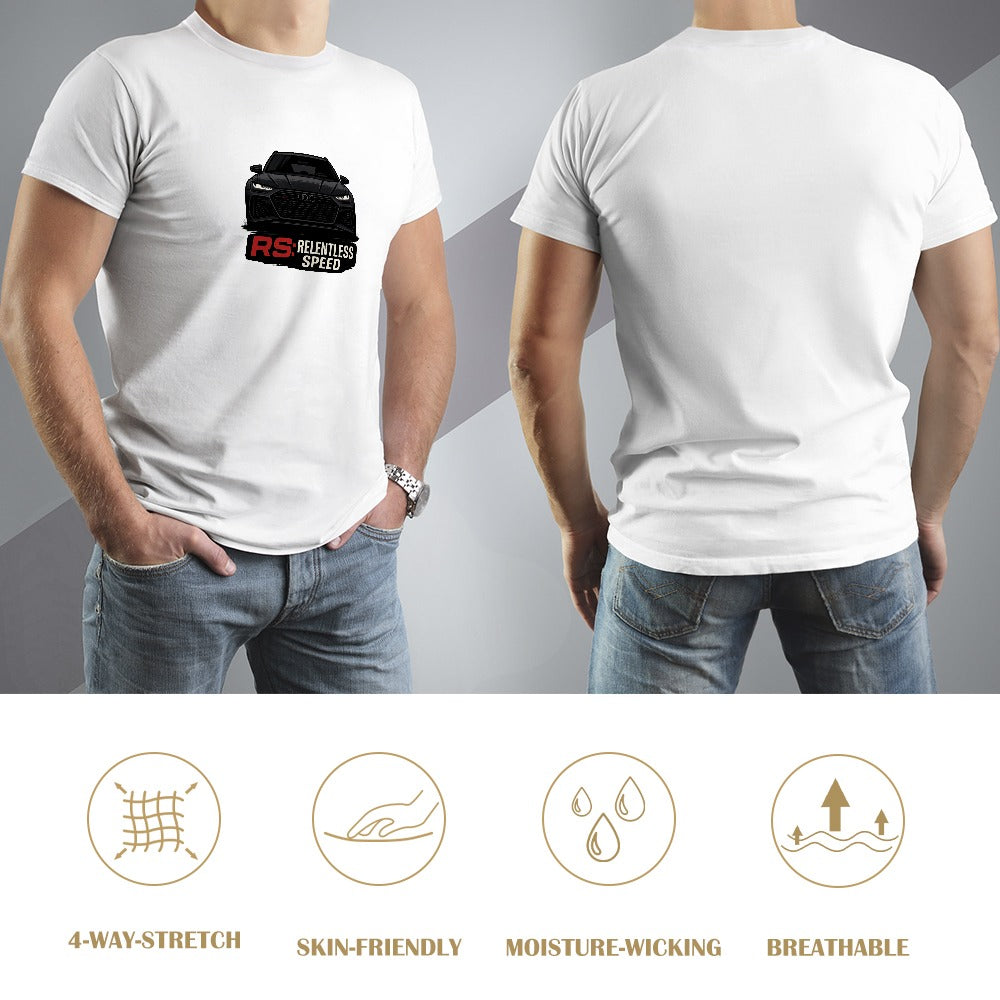 Audi RS - T-Shirt 100% Algodão