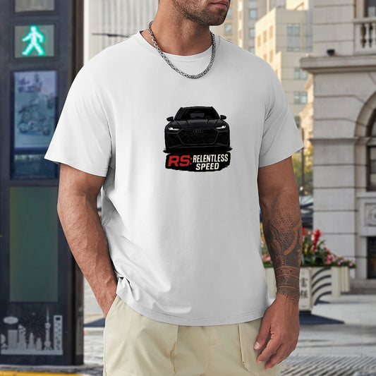Audi RS - T-Shirt 100% Algodão