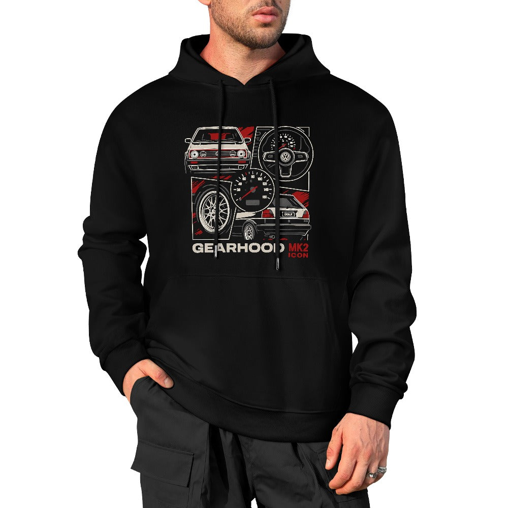 Golf MK2 - Hoodie 100% Algodão