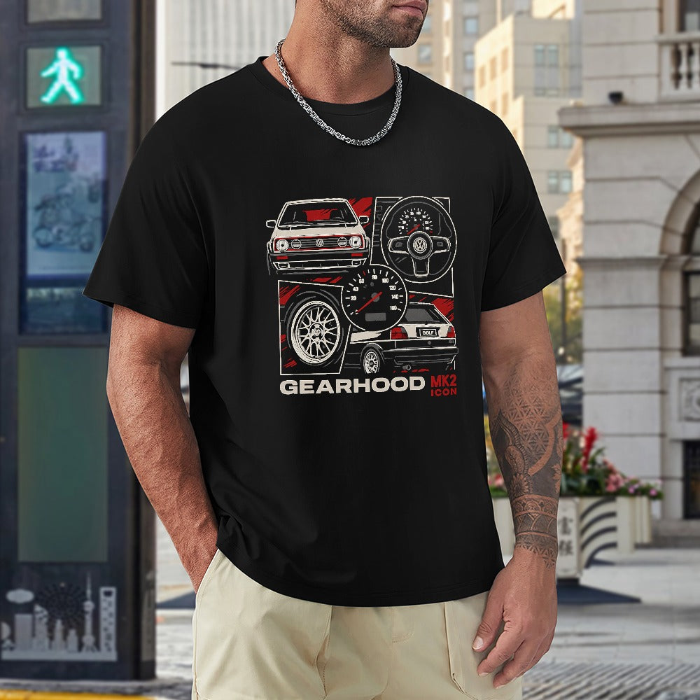 Golf MK2 - T-Shirt 100% Algodão