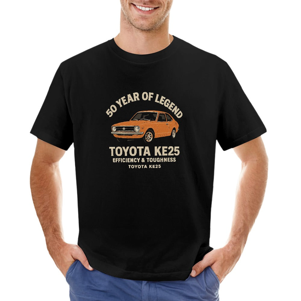 Toyota KE25 - T-Shirt 100% Algodão Laranja