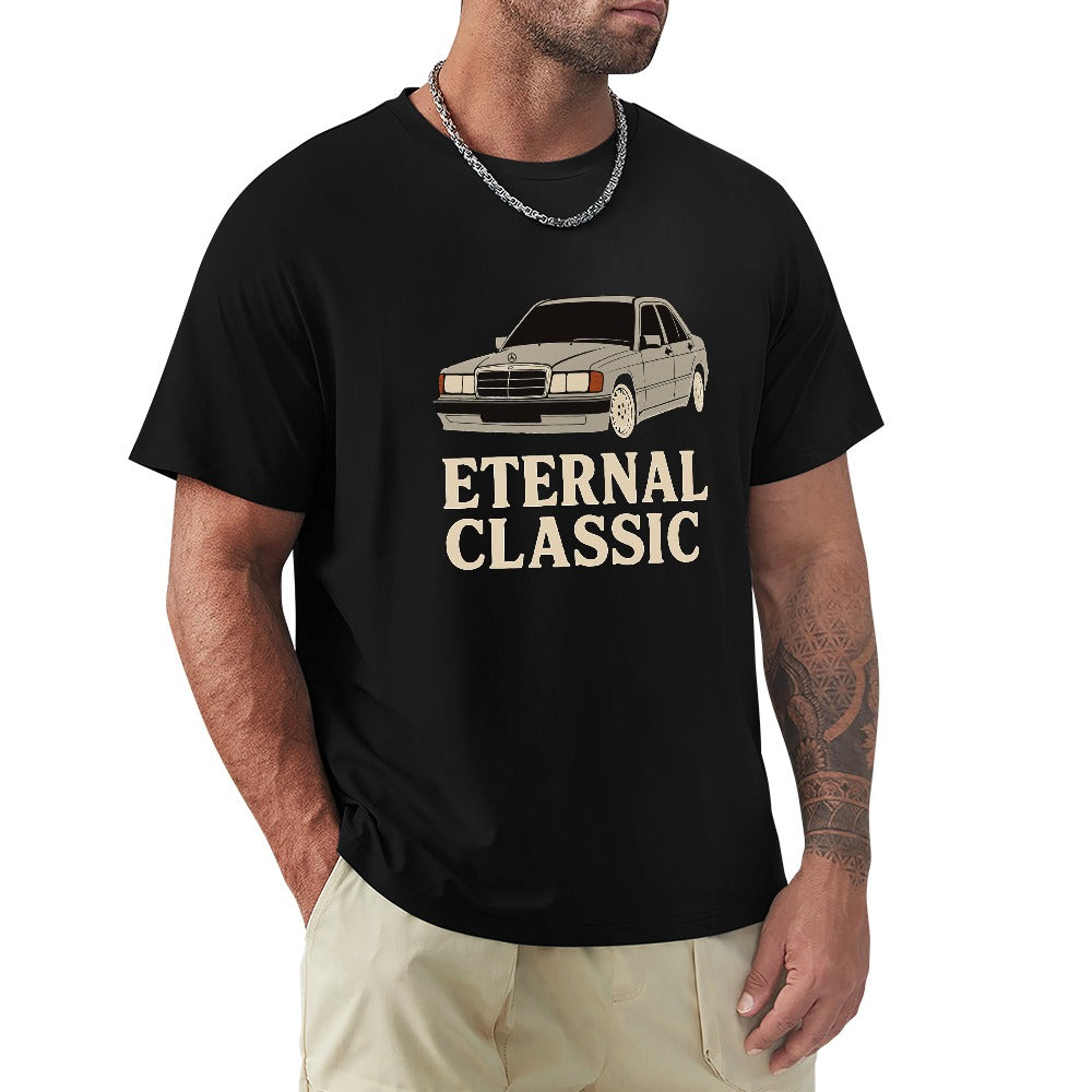 Mercedes 190 - T-shirt 100% Algodão