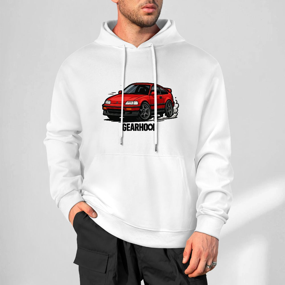 Honda CRX 9/12 Coleção Caricatura - Hoddie 100% Algodão