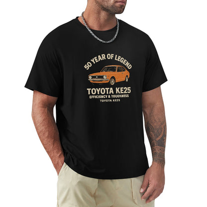 Toyota KE25 - T-Shirt 100% Algodão Laranja
