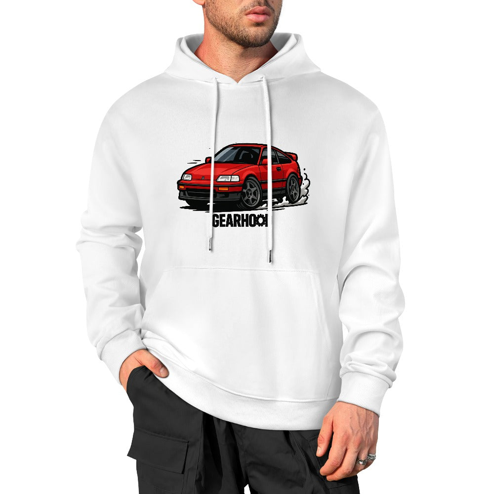 Honda CRX 9/12 Coleção Caricatura - Hoddie 100% Algodão