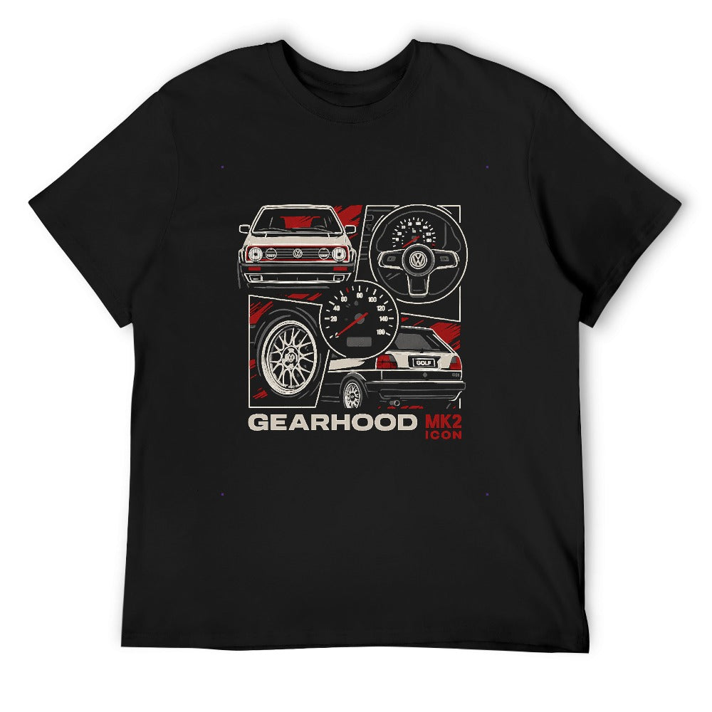 Golf MK2 - T-Shirt 100% Algodão