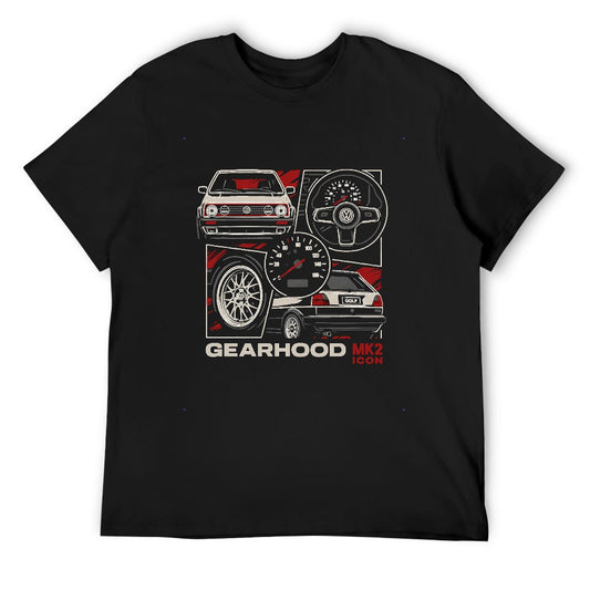 Golf MK2 - T-Shirt 100% Algodão