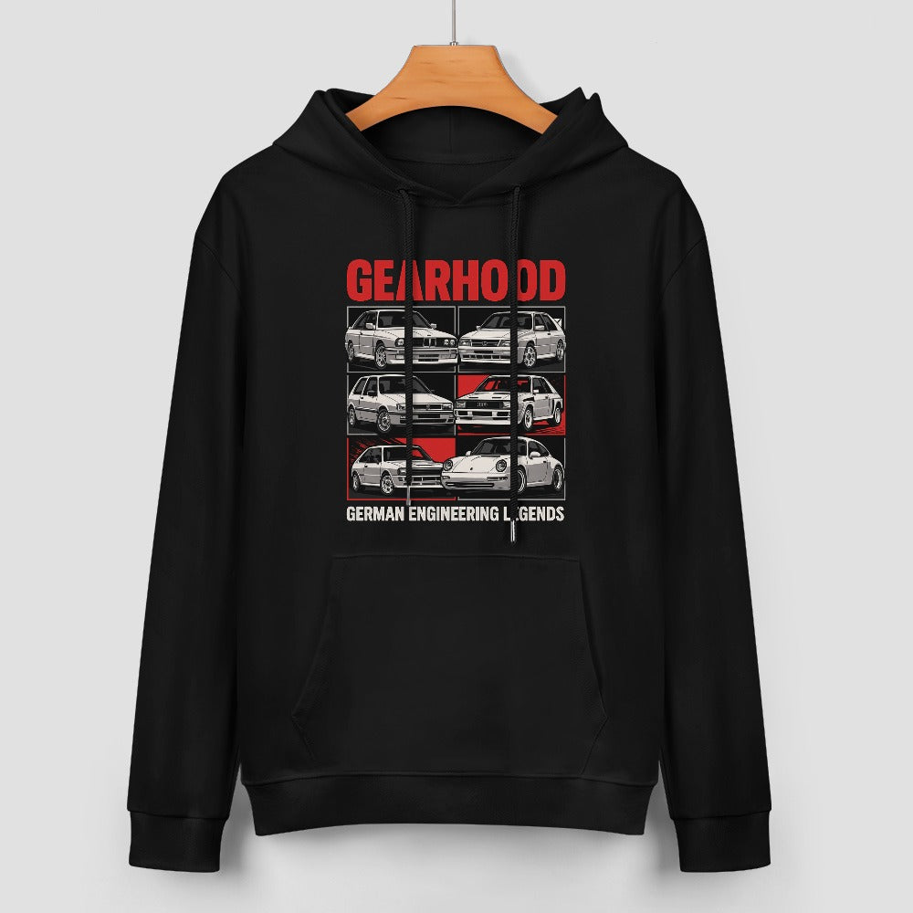 German Enginnering Legends - Hoodie 100% Algodão