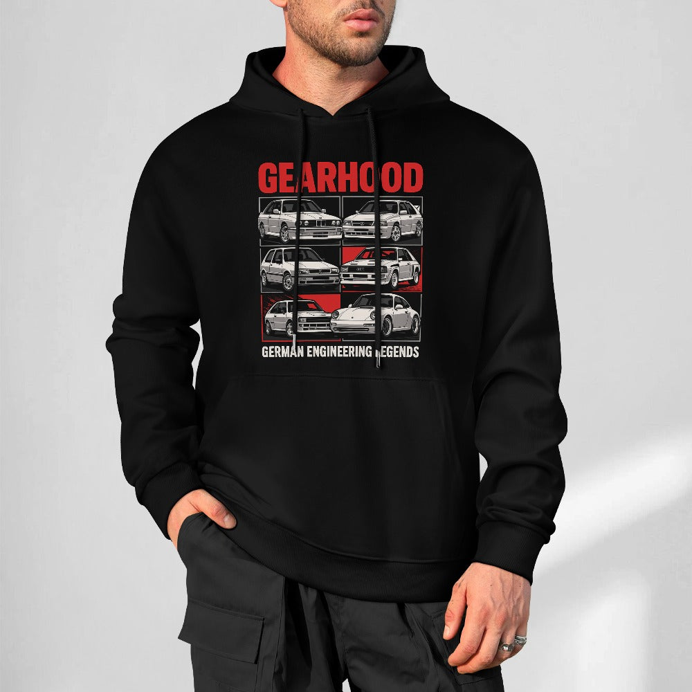 German Enginnering Legends - Hoodie 100% Algodão