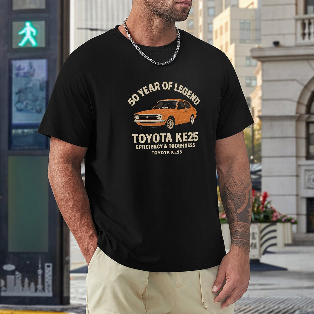 Toyota KE25 - T-Shirt 100% Algodão Laranja